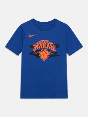 T-shirt z nadrukiem Nike niebieski