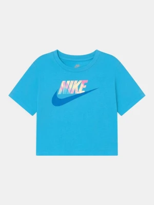 T-shirt z nadrukiem Nike niebieski