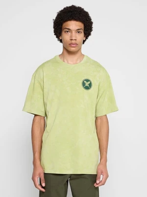 T-shirt z nadrukiem Nike oliwkowy