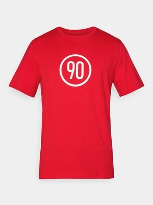 T-shirt z nadrukiem Nike czerwony