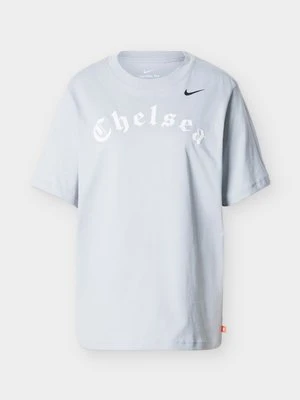 T-shirt z nadrukiem Nike szary