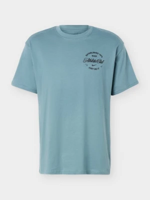 T-shirt z nadrukiem Nike petrol