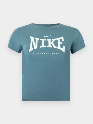T-shirt z nadrukiem Nike morski