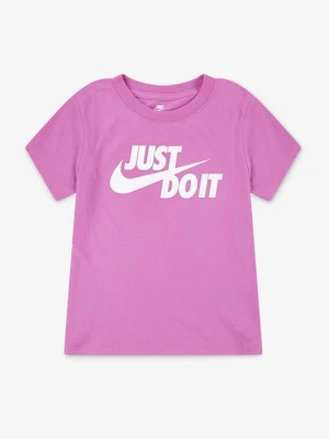 T-shirt z nadrukiem Nike różowy