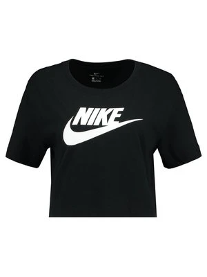 T-shirt z nadrukiem Nike czarny