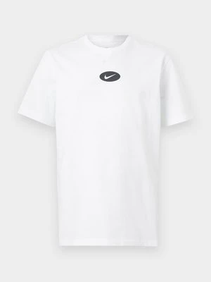 T-shirt z nadrukiem Nike biały