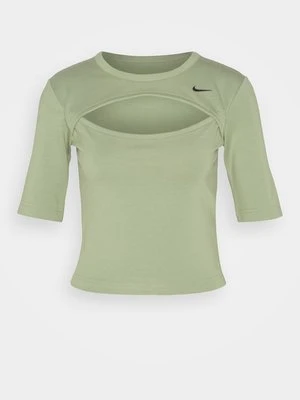 T-shirt z nadrukiem Nike zielony