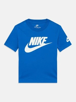 T-shirt z nadrukiem Nike niebieski