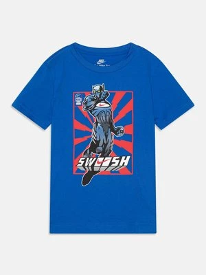 T-shirt z nadrukiem Nike niebieski