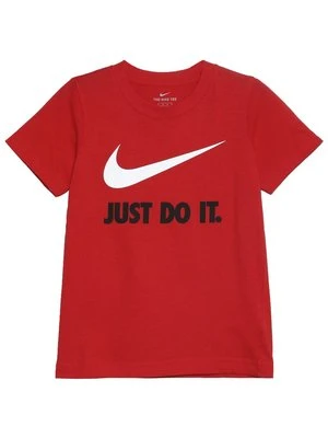 T-shirt z nadrukiem Nike czerwony