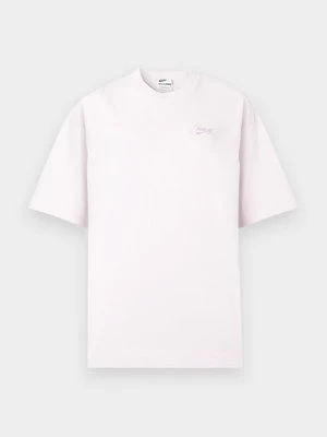 T-shirt z nadrukiem Nike różowy