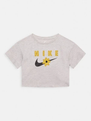 T-shirt z nadrukiem Nike szary
