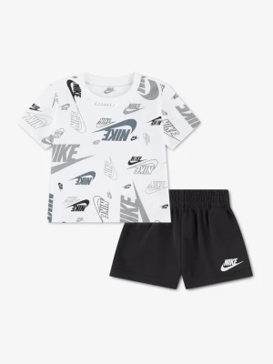 T-shirt z nadrukiem Nike szary