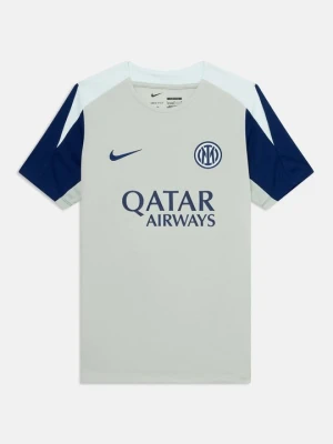 T-shirt z nadrukiem Nike szary
