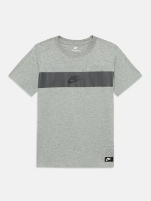 T-shirt z nadrukiem Nike szary