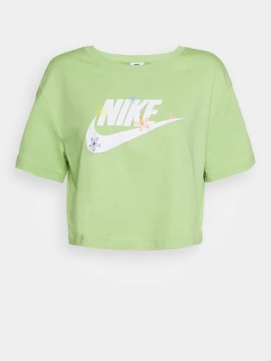T-shirt z nadrukiem Nike zielony
