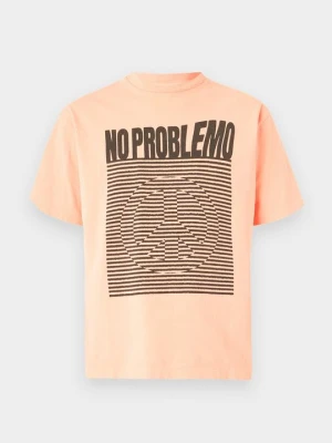 T-shirt z nadrukiem No Problemo czerwony