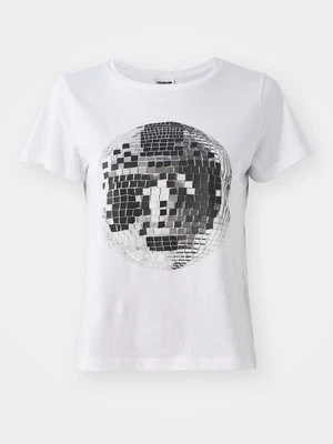 Zdjęcie produktu T-shirt z nadrukiem Noisy May biały
