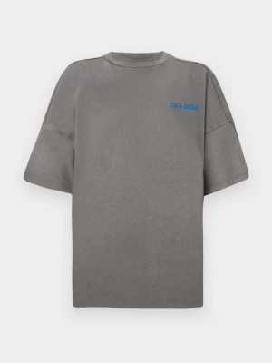 T-shirt z nadrukiem Noisy May szary