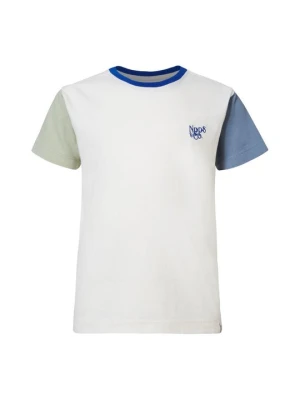 T-shirt z nadrukiem Noppies biały