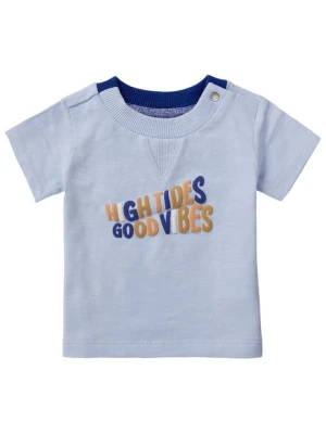 T-shirt z nadrukiem Noppies jasnoniebieski