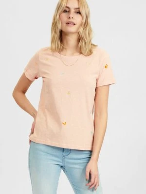 T-shirt z nadrukiem Numph