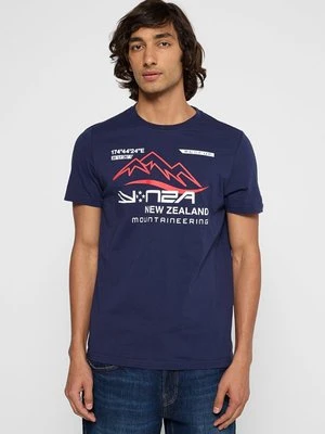 T-shirt z nadrukiem NZA New Zealand Auckland