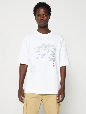 T-shirt z nadrukiem Oakley biały