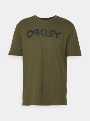 T-shirt z nadrukiem Oakley khaki