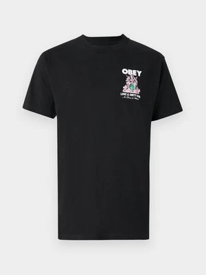 T-shirt z nadrukiem Obey Clothing