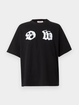 T-shirt z nadrukiem Off White czarny