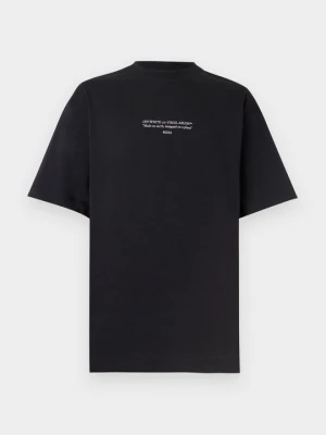 T-shirt z nadrukiem Off White czarny