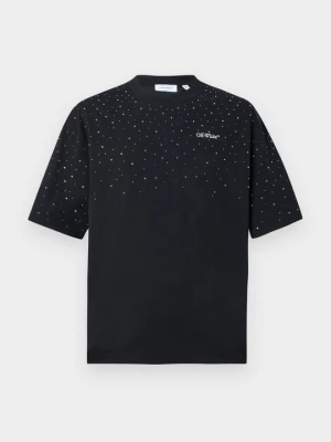T-shirt z nadrukiem Off White czarny