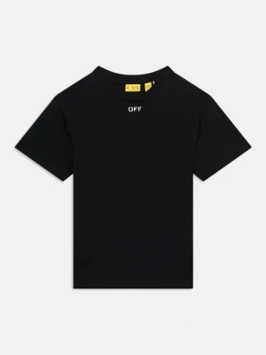 T-shirt z nadrukiem Off White czarny