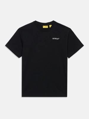 T-shirt z nadrukiem Off White czarny