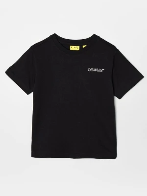 T-shirt z nadrukiem Off White czarny