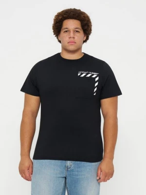 T-shirt z nadrukiem Off White czarny