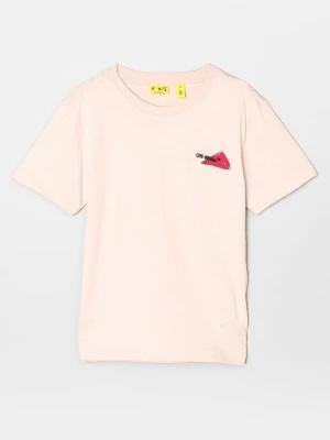 T-shirt z nadrukiem Off White mauve