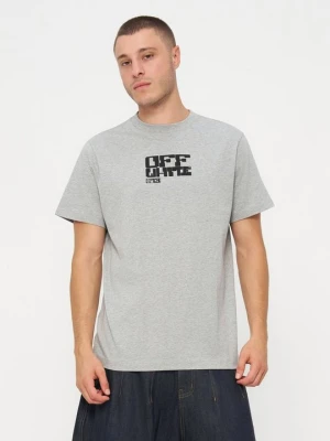 T-shirt z nadrukiem Off White szary