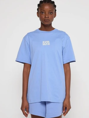 T-shirt z nadrukiem Oh April niebieski