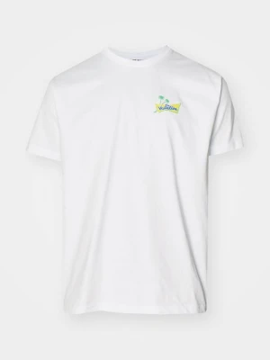 T-shirt z nadrukiem On Vacation biały