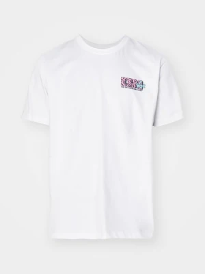 T-shirt z nadrukiem On Vacation biały