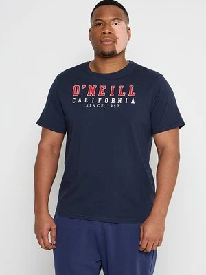 T-shirt z nadrukiem O'Neill niebieski