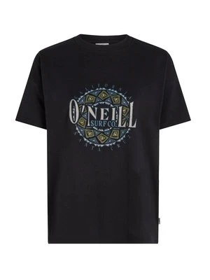 T-shirt z nadrukiem O'Neill czarny