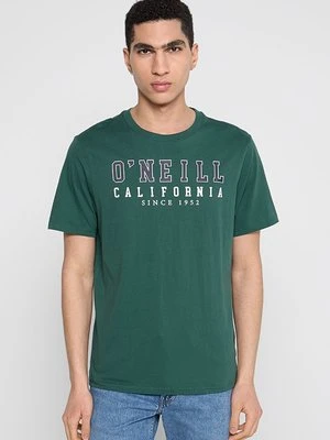 T-shirt z nadrukiem O'Neill zielony