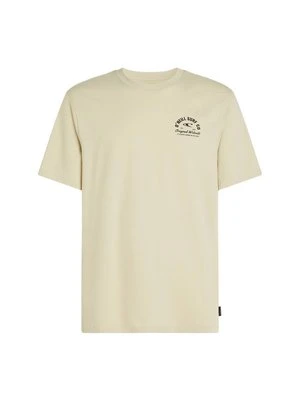 T-shirt z nadrukiem O'Neill khaki