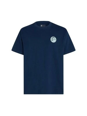 T-shirt z nadrukiem O'Neill granatowy