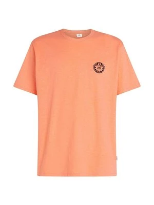 T-shirt z nadrukiem O'Neill morelowy