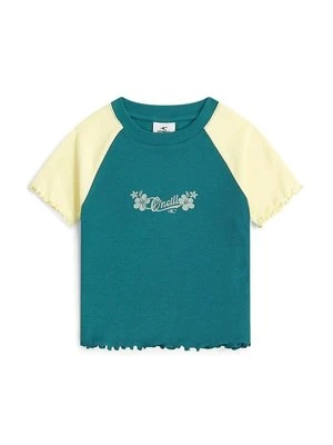T-shirt z nadrukiem O'Neill zielony