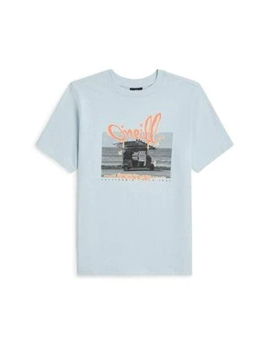 T-shirt z nadrukiem O'Neill jasnoniebieski